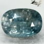 17.03 Ct.Unheated Firely Natural Oval 12*17 mm Moderate Greenish Blue Sapphire