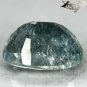 17.03 Ct.Unheated Firely Natural Oval 12*17 mm Moderate Greenish Blue Sapphire