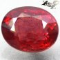 2.09 CT.Natural Oval 6*8 mm. Exceptional Orangish Red Tanga Tanzania Sapphire
