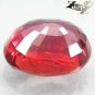 2.09 CT.Natural Oval 6*8 mm. Exceptional Orangish Red Tanga Tanzania Sapphire