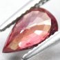 Natural Pear 6 * 9.5 mm. Vivid Orange Red Tanzania Sapphire Corundum 1.49 CT.