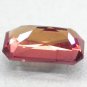 Firely Natural Rectangular 4*7.5 mm Intense Peach Orange Tanga Sapphire 1.95 CT.