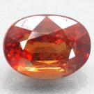 2.21 CT.Natural Oval 6*8 mm. Hot Intense Orange Tanga Mine Tanzania Sapphire Gem