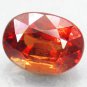 2.21 CT.Natural Oval 6*8 mm. Hot Intense Orange Tanga Mine Tanzania Sapphire Gem