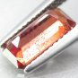 2.26 CT.Natural Emerald 5*10 mm. Vivid Orange Tanga Tanzania Corundum Sapphire