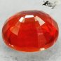 2.98 Ct.Firely Natural Oval 7.5*8.5 mm Exceptional Reddish Orange Tanga Sapphire