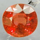 Full Fire Natural Cushion 6 mm Vivid Padparadscha Pinkish Orange Sapphire 1.48Ct