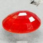 Top Grade Color Natural Oval 6*8 mm. Really Vivid Orangish Red Sapphire 1.92 Ct.