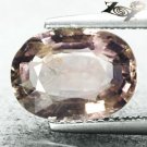 2.92 CT.Unheated Natural Oval 7*10 mm. Yellow Pink Tanzania Sapphire 粉紅色藍寶石 Gems