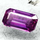 Certified VVS Unheated Natural Emerald 5*8mm Violet Pink Sapphire 1.27 CT.粉紅色藍寶石