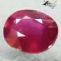 Strange Unheated Natural Oval 6*7 mm. Labradorescnec Red Pink Sapphire 1.3 Ct.