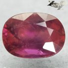 2.29 Ct.Unheated Natural Oval 6.5*9 mm. Intense Magenta Red Pink Sapphire 粉紅色藍寶石