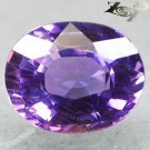 2.32 Ct.VVS Firely Unheated Natural Oval 7*8.5 mm Pink Spark Violet Sapphire Gem