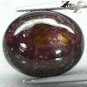 22.9 CT.Natural Oval 14.5*17.5 mm. 6 Rays Star Madagascar Magenta Red Ruby Gems