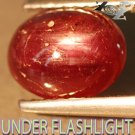2.51 CT.Natural Oval Strong 6 Rays Star Intense Juicy Red Madagascar Ruby Gems