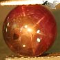 3 CT.Natural Round 7 mm. 6 Rays Star Madagascar Magenta Red Ruby Corundum