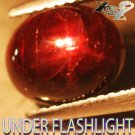 4.77 CT.Natural Oval 7.5*9.5 mm. 6 Rays Star 2 Side Red Madagascar Ruby Corundum