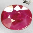 Natural Oval 5.8 * 6.5 mm. Red Mogok Burma Ruby 1.22 Ct.