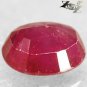 Natural Oval 5.8 * 6.5 mm. Red Mogok Burma Ruby 1.22 Ct.