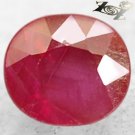 Rare Natural Oval 5.3 * 5.9 mm. Rich Blood Pigeon Red Mogok Burma Ruby 1 Ct.