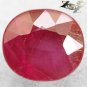 Rare Natural Oval 5.3 * 5.9 mm. Rich Blood Pigeon Red Mogok Burma Ruby 1 Ct.