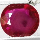 High Quality Natuarl Oval 6.5*7.3 mm. Blood Pigeon Mogok Burma Ruby 1.23 Ct.