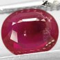 High Quality Natuarl Oval 6.5*7.3 mm. Blood Pigeon Mogok Burma Ruby 1.23 Ct.