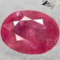 Natural Oval 5.8 * 7.4 mm. Red Pink Strawberry Mogok Burma Ruby 1.26 Ct.Gems