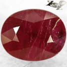 Natural Oval 6*7 mm. Red Mogok Burma Ruby Corundum 1.55 Ct.
