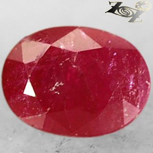Natural Oval 4.5 * 6.5 mm. Red Mogok Burma Ruby 1.17 Ct.Gems