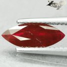 Natural Marquise 5*12.5 Intense Blood Pigeon Red Mogok Burma Ruby 1.67 Ct.紅寶石