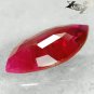 Natural Marquise 5*10 mm. Intense Blood Pigeon Red Mogok Burma Ruby 0.89 Ct.