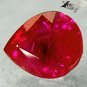 Natural Pear 5*6 mm. Vivid Juicy Blood Pigeon Red Mogok Burma Ruby 1 Ct.&ccedil;&acute;�&aring;&macr;&para;&ccedil;�&sup3;