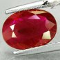 Natural Oval 6.8*9.5 mm. Intense Blood Pigeon Red Mogok Burma Ruby 1.8 Ct.&ccedil;&acute;�&aring;&macr;&para;&ccedil;�&sup3;