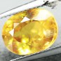 5.07 CT.Unheated VVS 1 Certified Natural Oval 8.5*11 mm. Vivid Yellow Sapphire