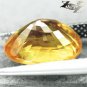 5.07 CT.Unheated VVS 1 Certified Natural Oval 8.5*11 mm. Vivid Yellow Sapphire