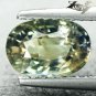 Unheated Firely Natural Oval 6*8 mm. Intense Lemon Yellow Sapphire 1.75 CT.黃色藍寶石