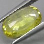 3.3 CT.Natural Oval 8*12 mm. Lemon Yellow Songea Mine Tanzania Sapphire Corundum