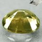 2.77 Ct.Firely Unheated Natural Oval 7.5*9 mm Intense Lime Yellow Tanga Sapphire