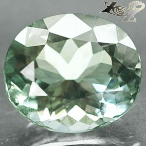 5.85 CT.FLAWLESS FULL FIRE NATURAL OVAL RICH GREEN TANZANIA PRASIOLITE AMETHYST