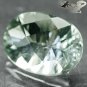 5.3 CT.Flawless Natural Oval Checkerboard Concave Green Amethyst Prasiolite Gems