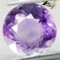 9.93 CT.VVS 1 Natural Round 13 mm. Intense Violet Purple Zambia Amethyst 紫色的紫水晶