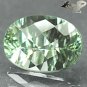 5.42CT Flawless Natural Oval 10*14m.Checkerboard Green Prasiolite Amethyst 綠色紫水晶