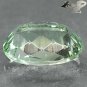 5.42CT Flawless Natural Oval 10*14m.Checkerboard Green Prasiolite Amethyst ç¶ è‰²ç´«æ°´æ™¶