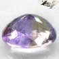 13 CT.Firely Natural Oval 13.5*17.5 mm. Oval Purple Yellow Zone Clear Ametrine