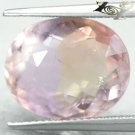 8.56 CT.Firely Natural Genuine 100% Oval 12.5*15 mm. Purple Yellow Zone Ametrine