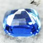 2.02 CT.Flawless Natural Cushion 7 mm. Exceptional Blue Tanzania Tanzanite Gems