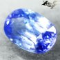 3.33 CT.VVS 1 Natural Oval 7*11.5 mm. Vivid Cornflower Purple Blue Tanzanite 妿¡