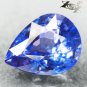 3.23 CT.VVS 1 Natural Pear 8*10.5 mm. Intense Cornflower Purple Blue Tanzanite