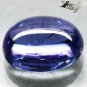7.83 CT.Natural Oval 11 * 13 mm. Intense Sweet Cornflower Purple Blue Tanzanite
